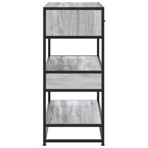 Grauer Konsolentisch Sonoma 90 cm