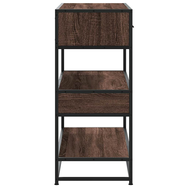 Konsolentisch Braun Eichenoptik 90cm