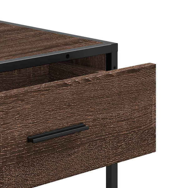 Konsolentisch Braun Eichenoptik 90cm
