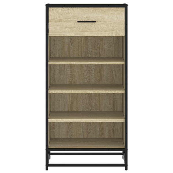 Schuhregal Sonoma Eiche 48x38x97,5 cm