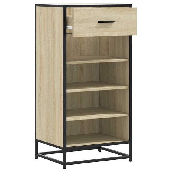 Schuhregal Sonoma Eiche 48x38x97,5 cm