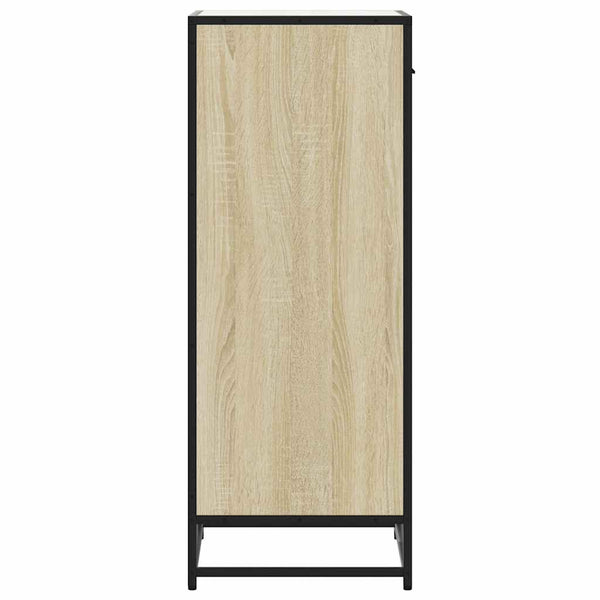 Schuhregal Sonoma Eiche 48x38x97,5 cm