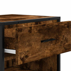 Schuhregal Räuchereiche Holzwerkstoff