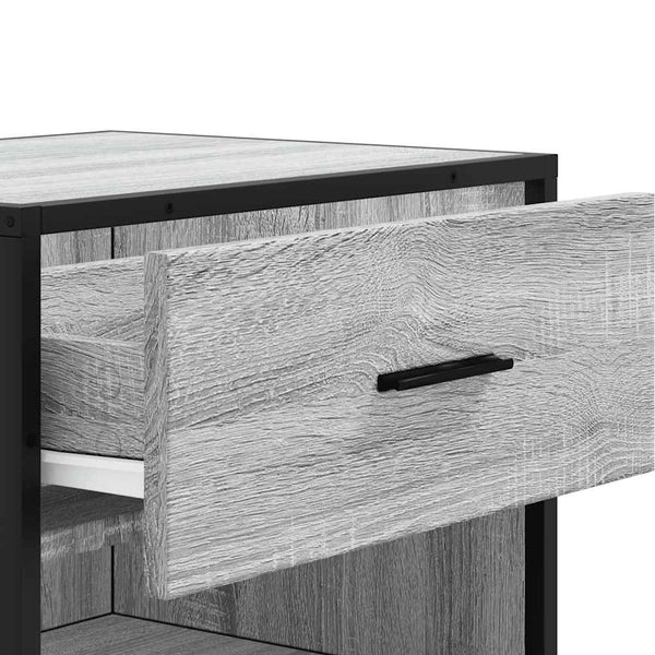 Schuhregal Grau Sonoma Holz