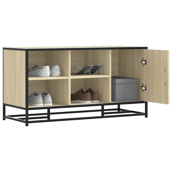 Schuhbank Sonoma Eiche 100 cm