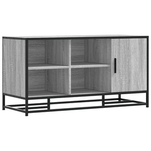 Schuhbank Grau Sonoma 100 cm mit Stauraum