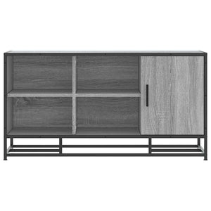 Schuhbank Grau Sonoma 100 cm mit Stauraum