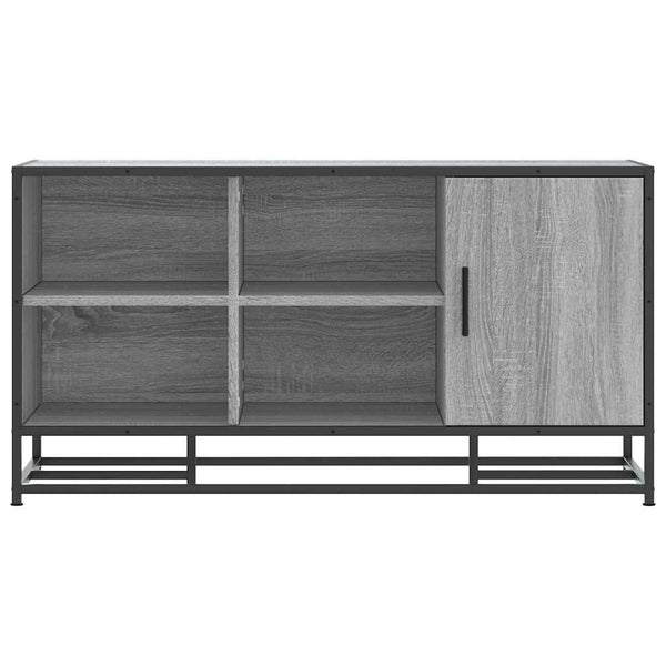 Schuhbank Grau Sonoma 100 cm mit Stauraum