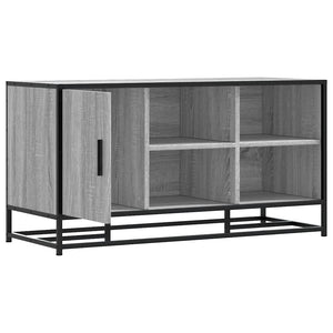 Schuhbank Grau Sonoma 100 cm mit Stauraum
