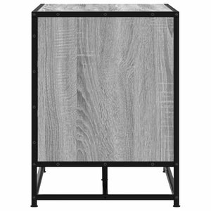 Schuhbank Grau Sonoma 100 cm mit Stauraum