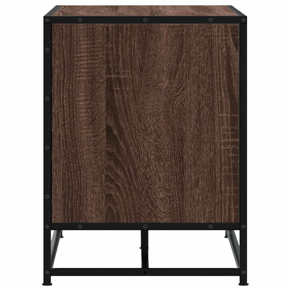 Schuhbank Braun Eichenoptik 100cm