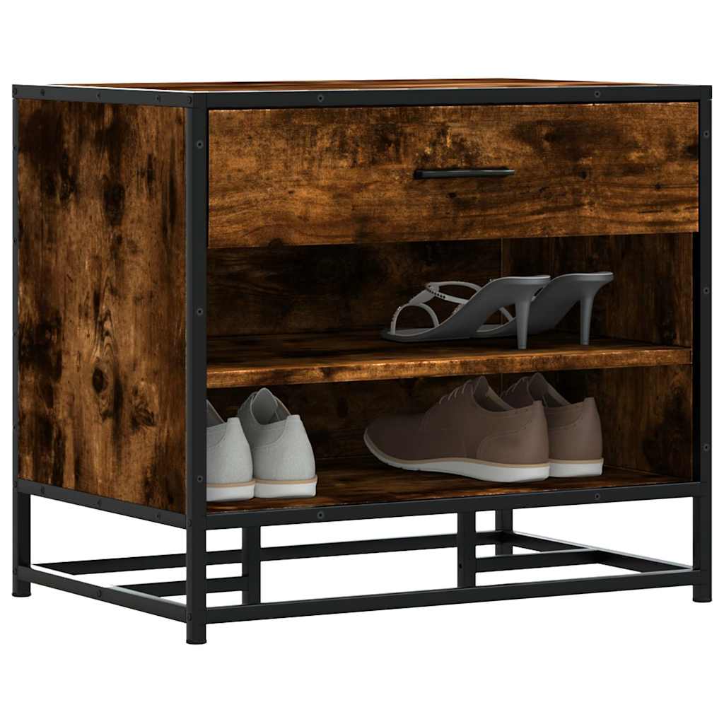 Schuhbank Räuchereiche 60 cm