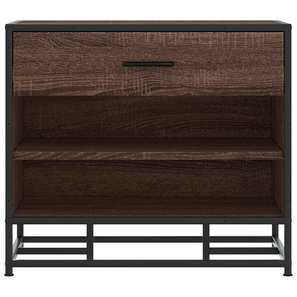 Schuhbank Braun Eichenoptik 60 cm