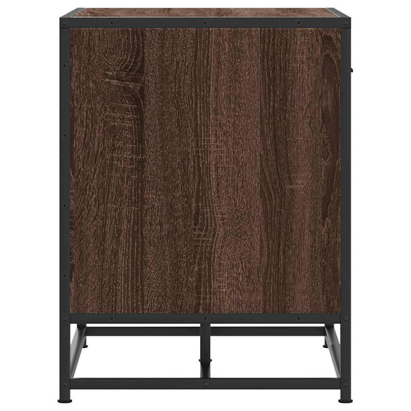 Schuhbank Braun Eichenoptik 60 cm