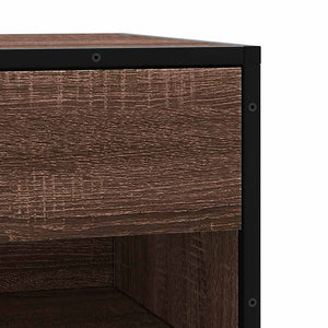 Schuhbank Braun Eichenoptik 60 cm