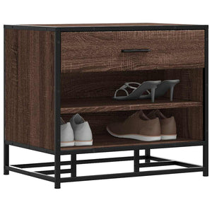 Schuhbank Braun Eichenoptik 60 cm