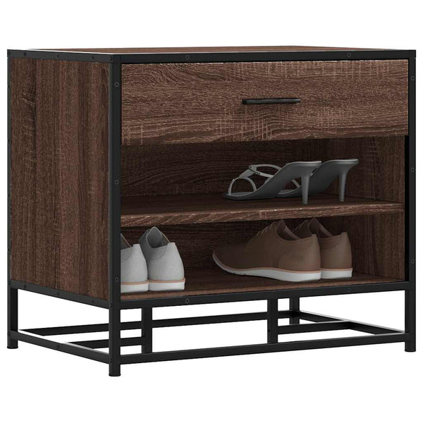 Schuhbank Braun Eichenoptik 60 cm