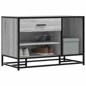 Schuhbank Grau Sonoma 80 cm