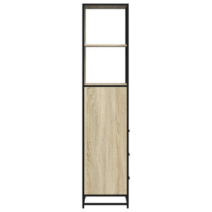 Badschrank Sonoma-Eiche 35x37,5x166 cm