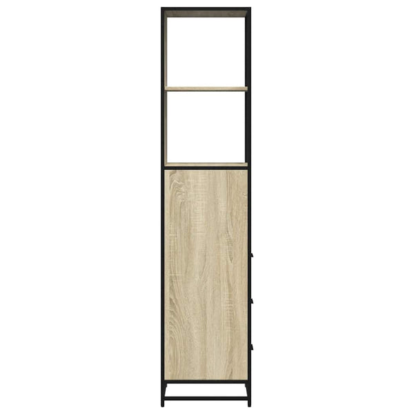 Badschrank Sonoma-Eiche 35x37,5x166 cm