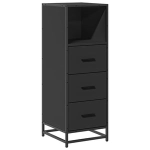 Schwarzer Badschrank 35x37,5x100 cm