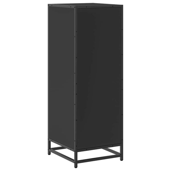 Schwarzer Badschrank 35x37,5x100 cm