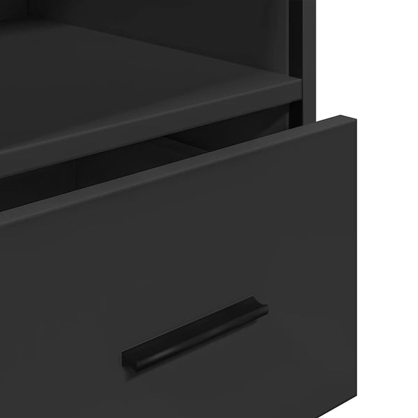 Schwarzer Badschrank 35x37,5x100 cm