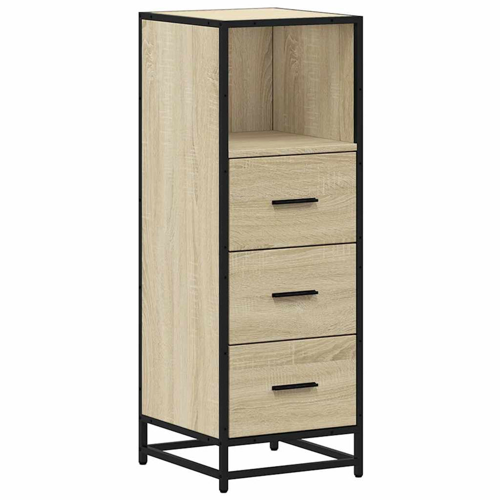 Badschrank Sonoma Eiche 35x37,5x100 cm