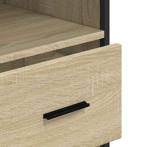 Badschrank Sonoma Eiche 35x37,5x100 cm