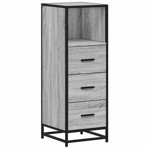 Badschrank Grau Sonoma 35x37,5x100 cm