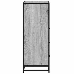 Badschrank Grau Sonoma 35x37,5x100 cm