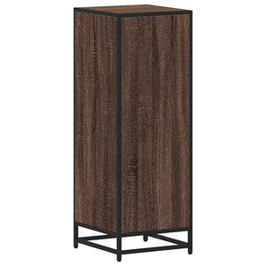 Badschrank Braun Eichen-Optik 35x37,5x100 cm