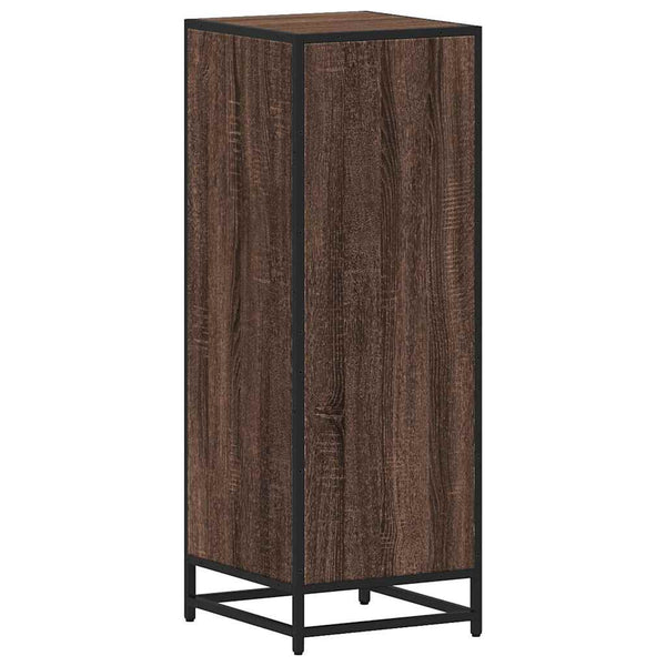 Badschrank Braun Eichen-Optik 35x37,5x100 cm