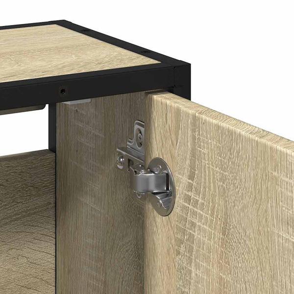 Badezimmer Spiegelschrank Sonoma-Eiche 65x60 cm