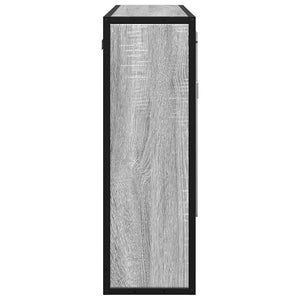 Bad Spiegelschrank Grau Sonoma 65x60 cm