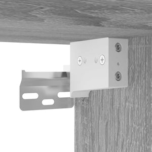 Bad Spiegelschrank Grau Sonoma 65x60 cm
