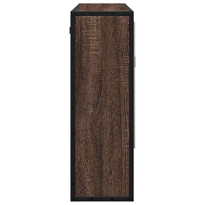 Bad Spiegelschrank Braun Eiche 65x60 cm