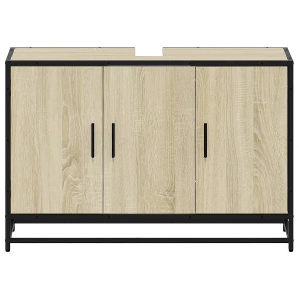 Waschbeckenunterschrank Sonoma-Eiche 90cm