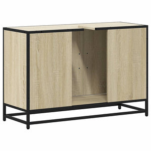 Waschbeckenunterschrank Sonoma-Eiche 90cm