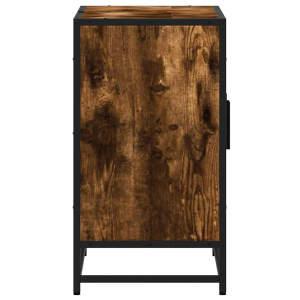 Waschbeckenunterschrank Räuchereiche 90 cm