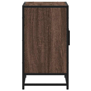 Waschbeckenunterschrank Braun Eiche 90 cm