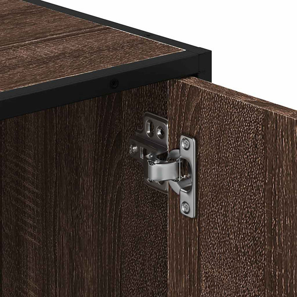 Waschbeckenunterschrank Braun Eiche 90 cm