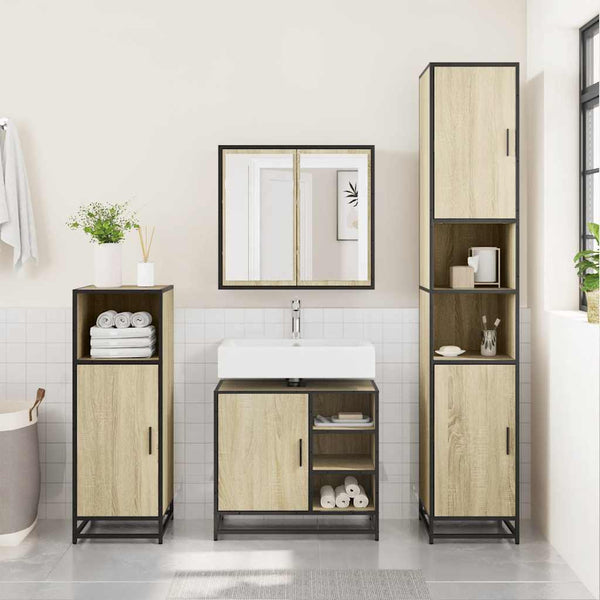 Sonoma Eiche Waschbeckenschrank 65 cm