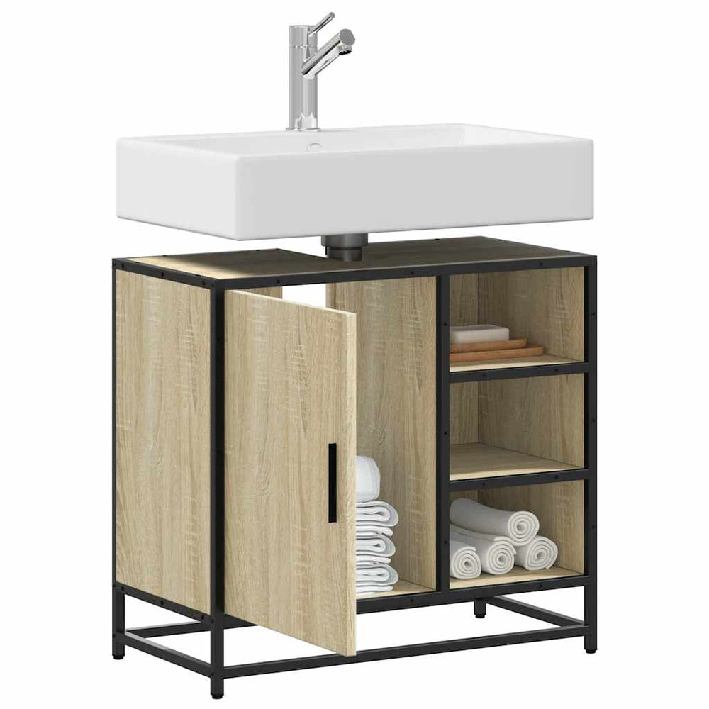Sonoma Eiche Waschbeckenschrank 65 cm