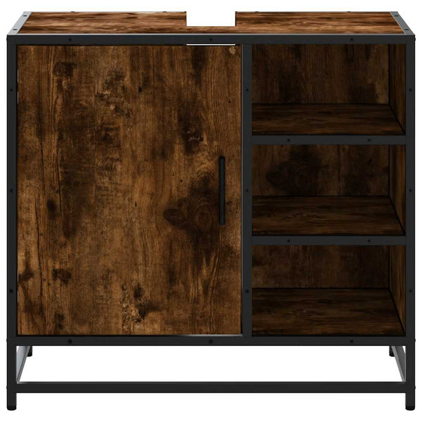 Waschbeckenunterschrank Räuchereiche 65 cm