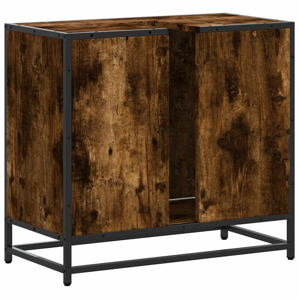 Waschbeckenunterschrank Räuchereiche 65 cm
