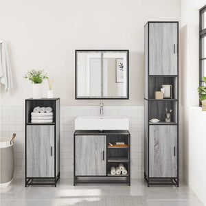 Waschbeckenunterschrank Grau Sonoma 65 cm