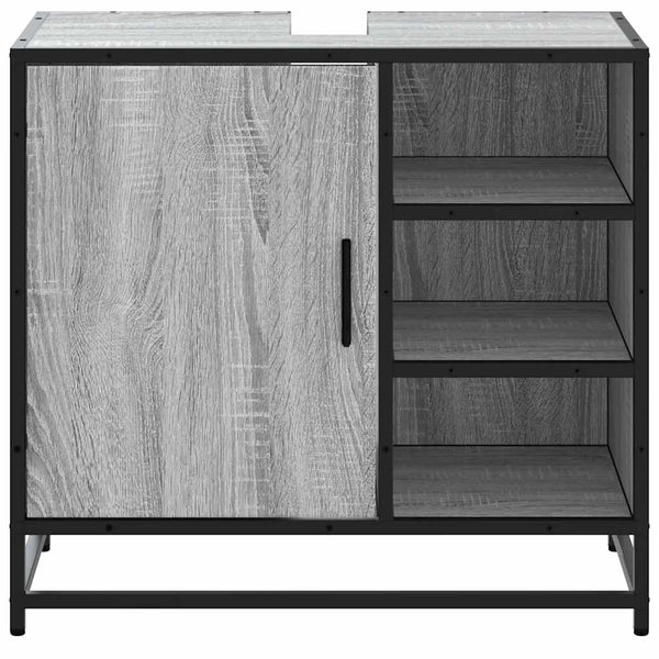 Waschbeckenunterschrank Grau Sonoma 65 cm