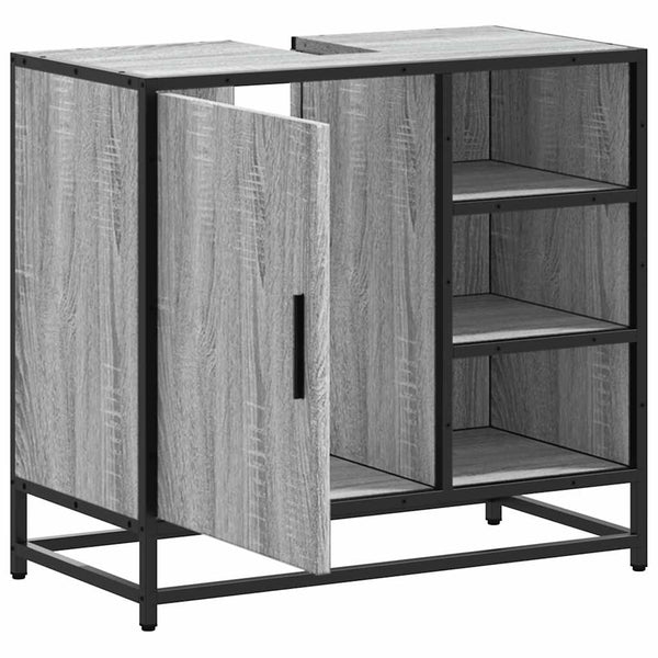 Waschbeckenunterschrank Grau Sonoma 65 cm