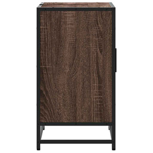 Waschbeckenunterschrank Braun Eichen-Optik 65 cm